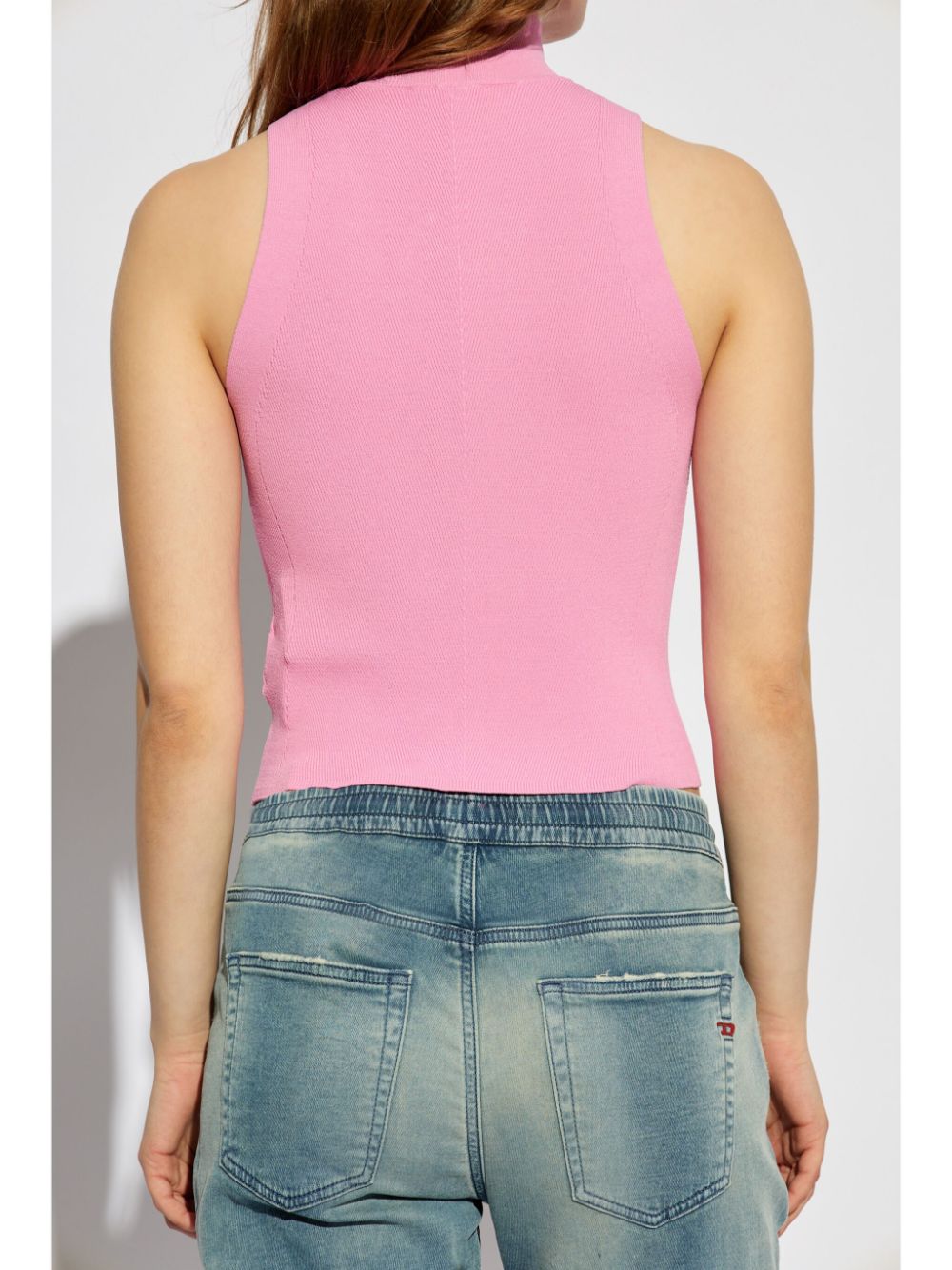 Diesel Top Pink Viscose Polyester