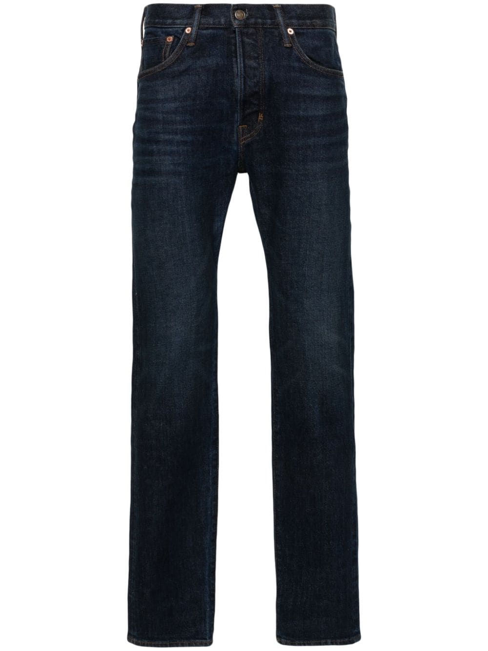 Tom Ford Jeans Blue Outer: Calf Leather