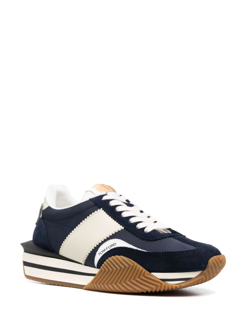 Tom Ford Sneakers Blue Outer: Fabric