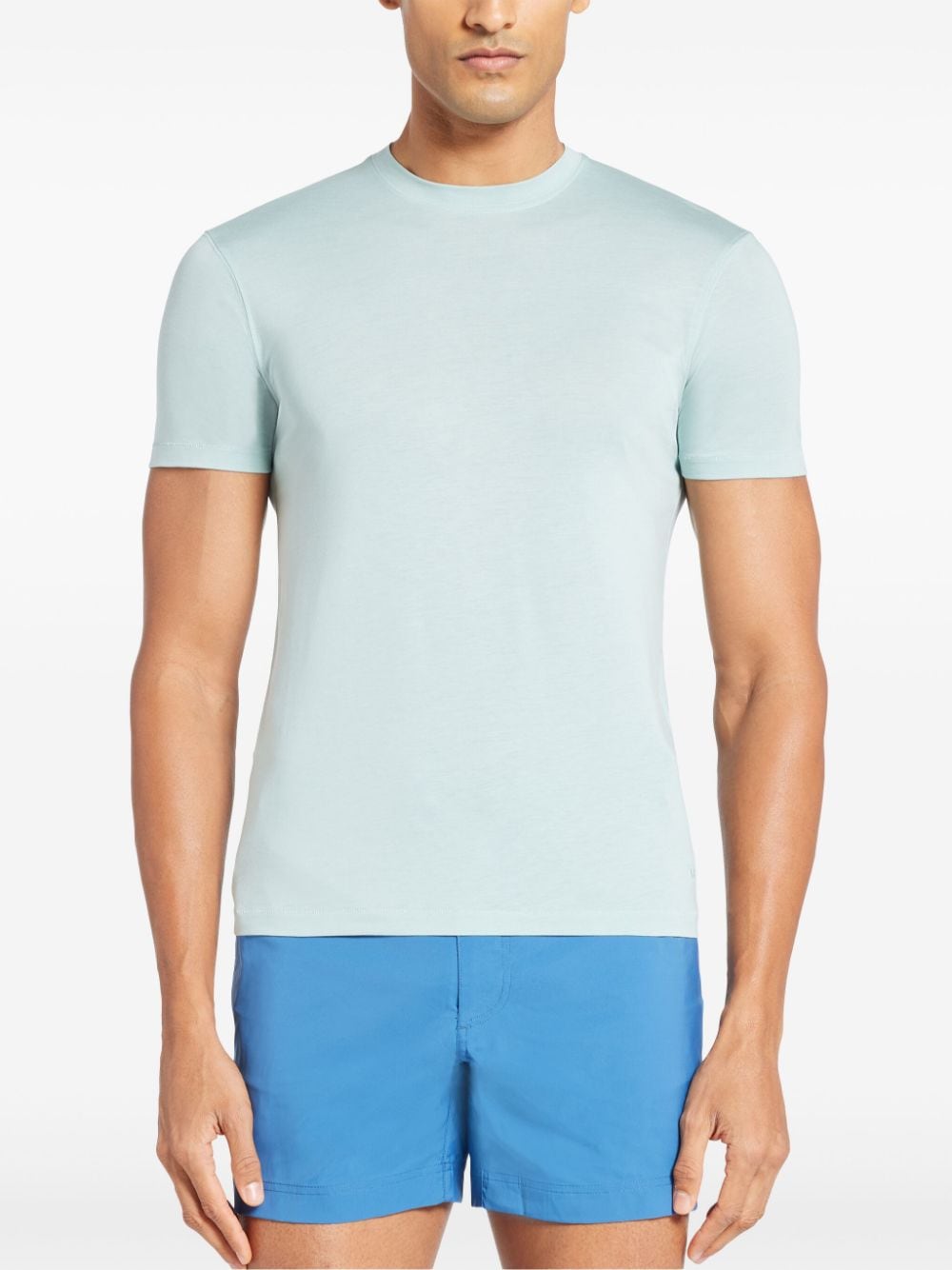 Tom Ford T-Shirts And Polos Clear Blue Lyocell