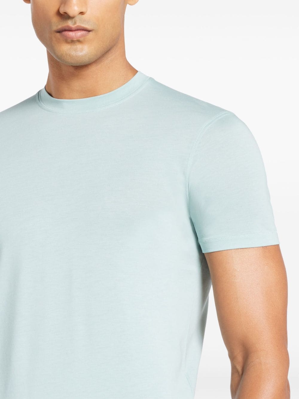 Tom Ford T-Shirts And Polos Clear Blue Lyocell