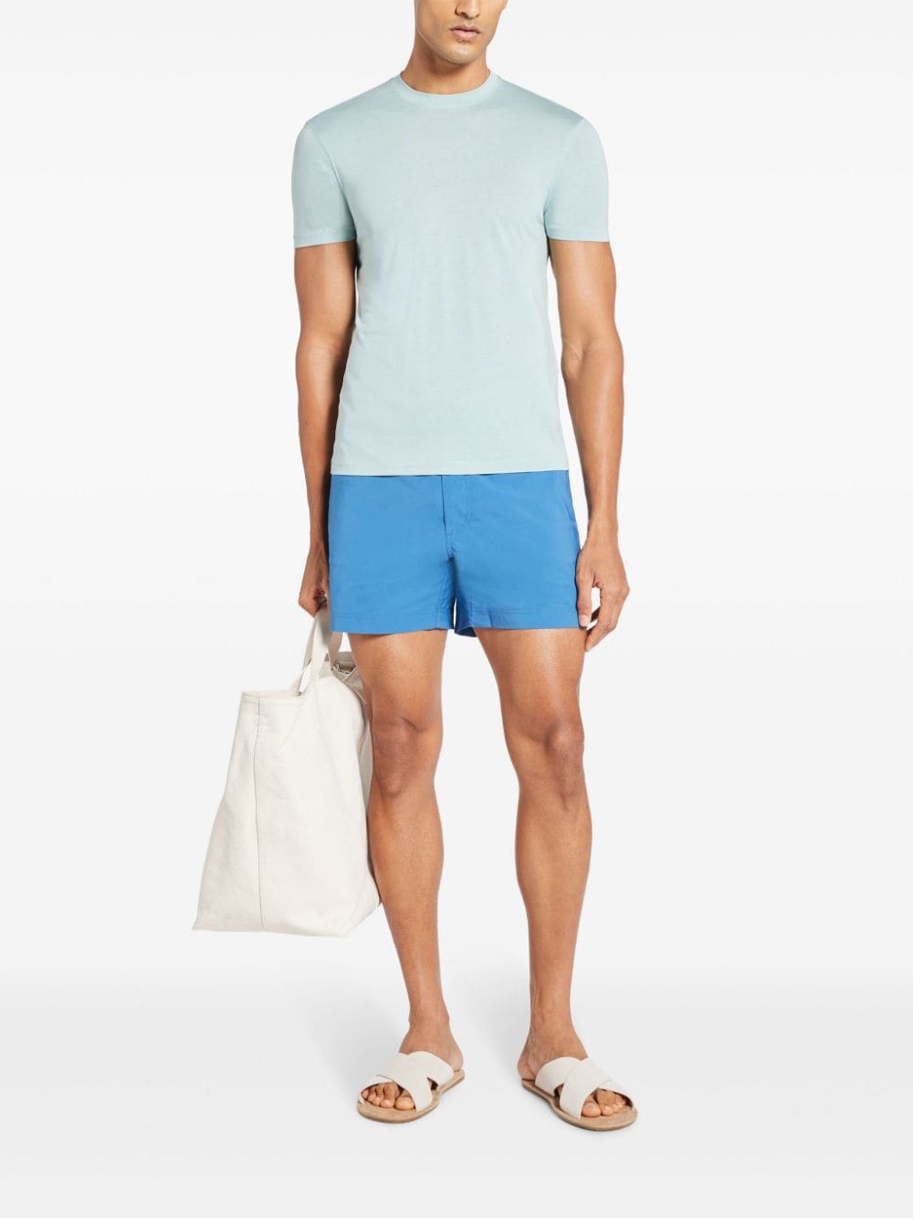 Tom Ford T-Shirts And Polos Clear Blue Lyocell