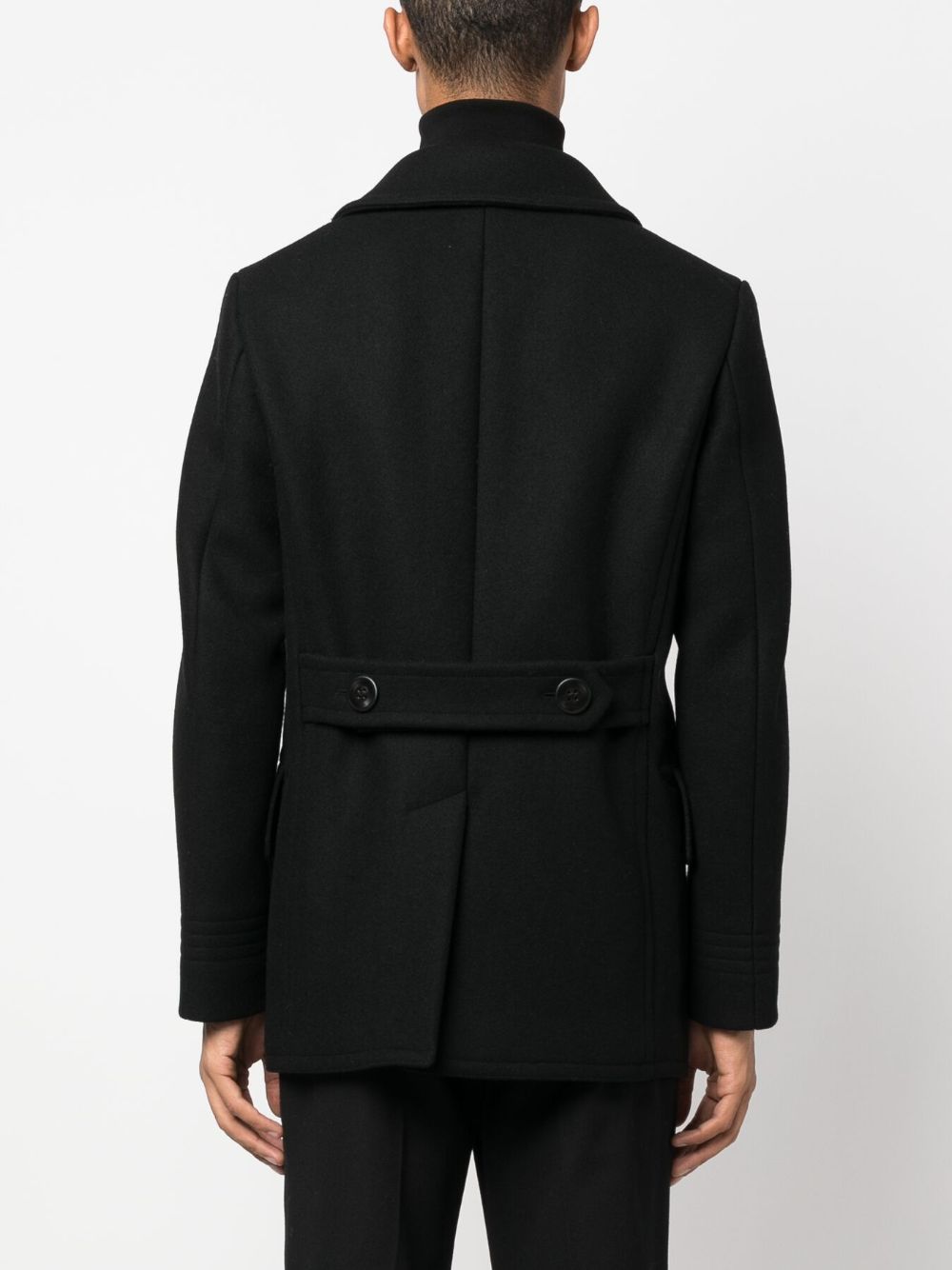 Tom Ford Coats Black Outer: Calf Leather