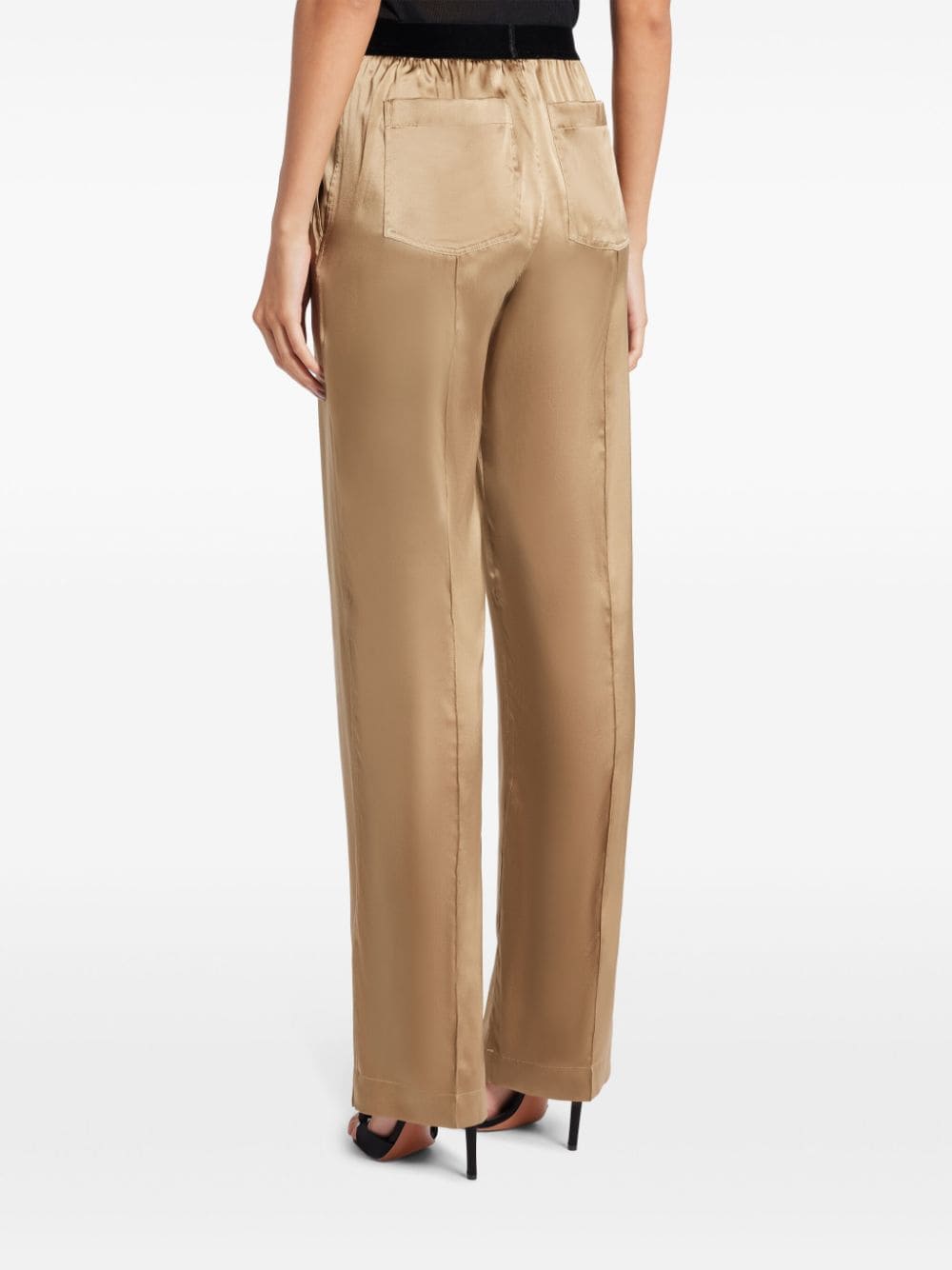 Tom Ford Trousers Green Silk
