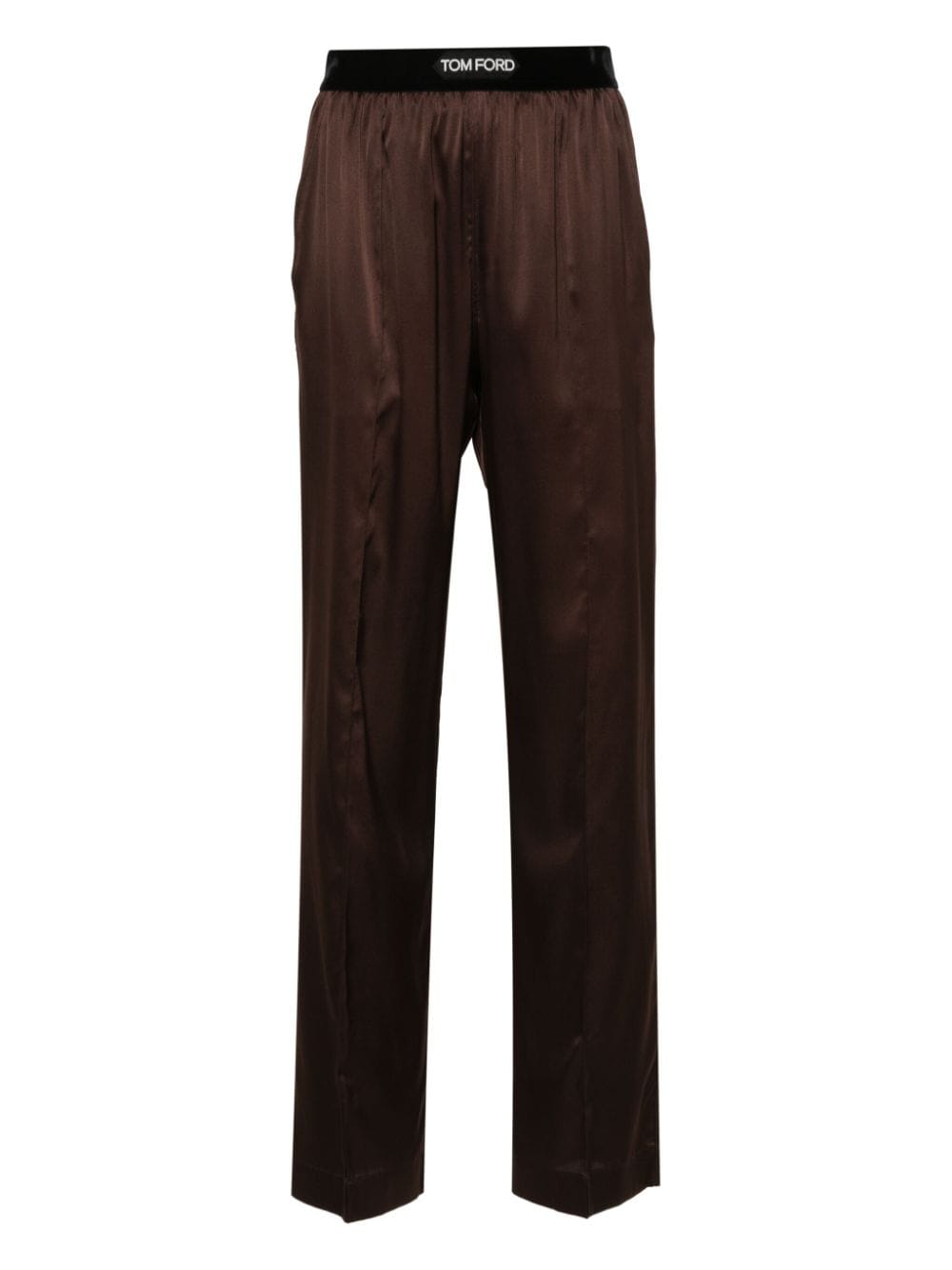 Tom Ford Trousers Brown Outer: Silk