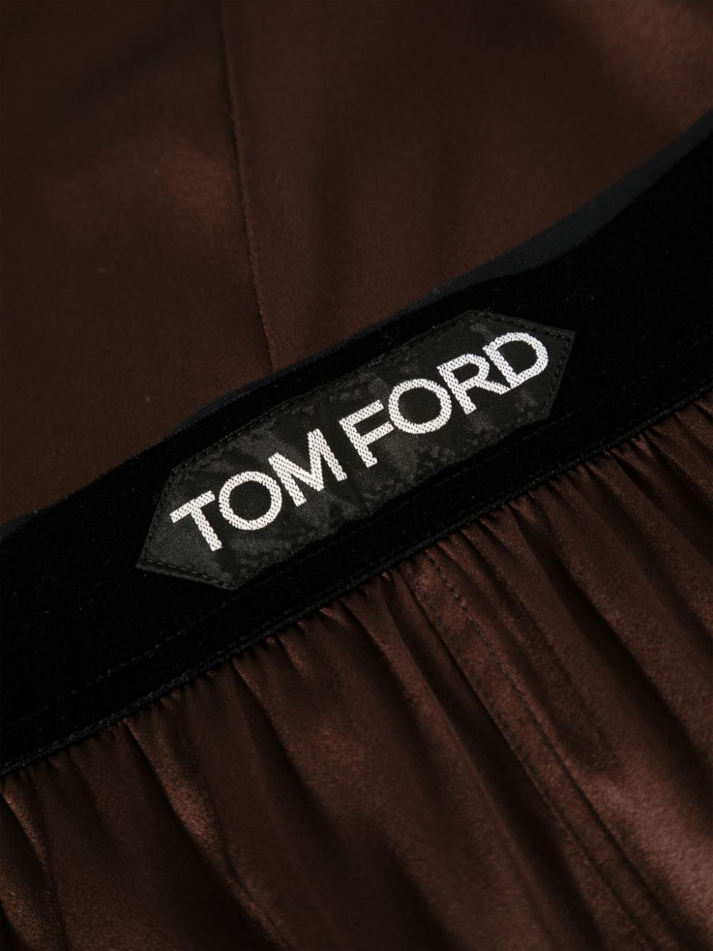 Tom Ford Trousers Brown Outer: Silk