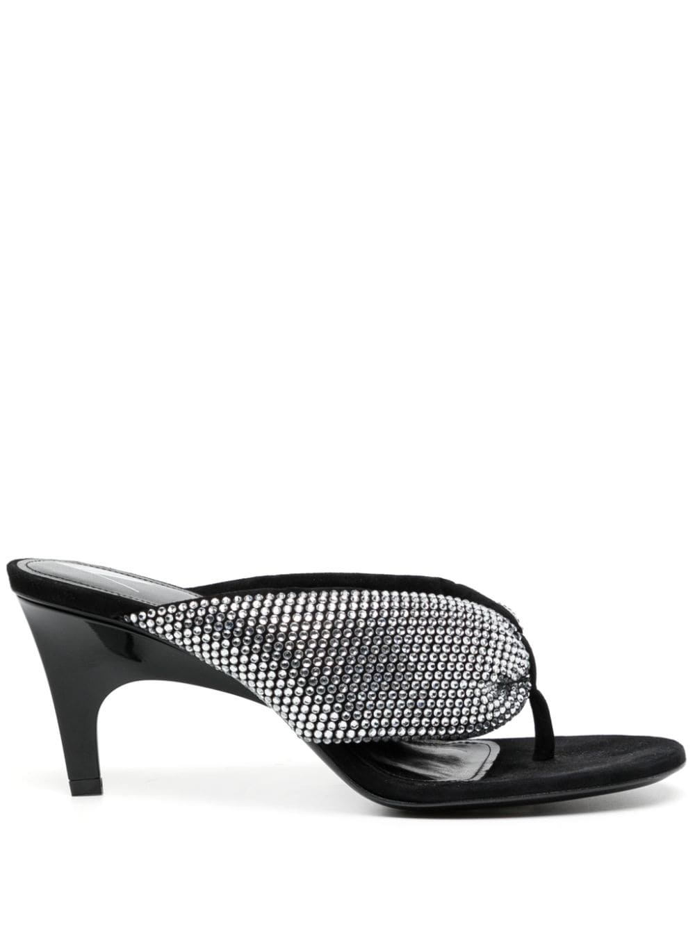 The Attico Sandals Silver Lining: Leather
