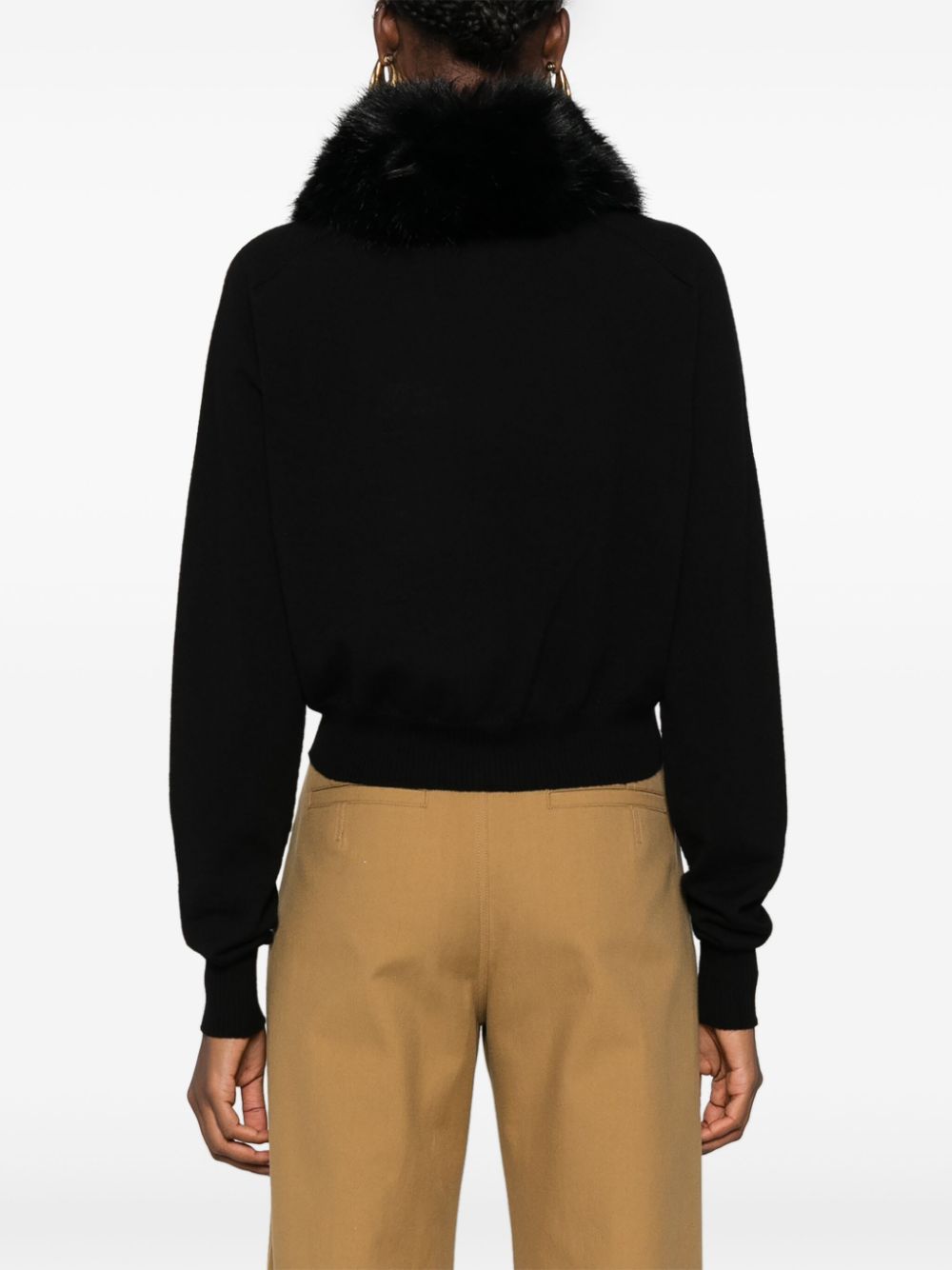 Sportmax Pre Sweaters Black Virgin Wool