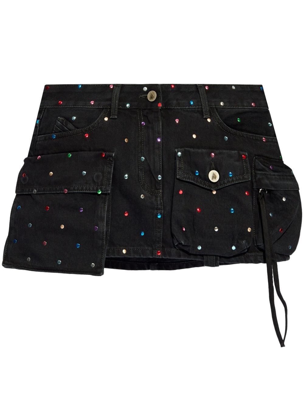 The Attico Skirts Black Cotton