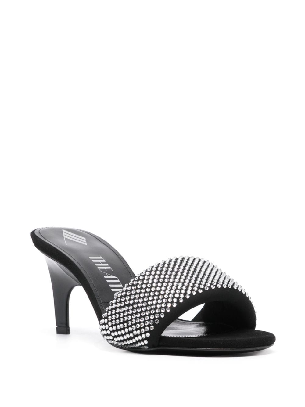 The Attico Sandals Silver Outer: Fabric