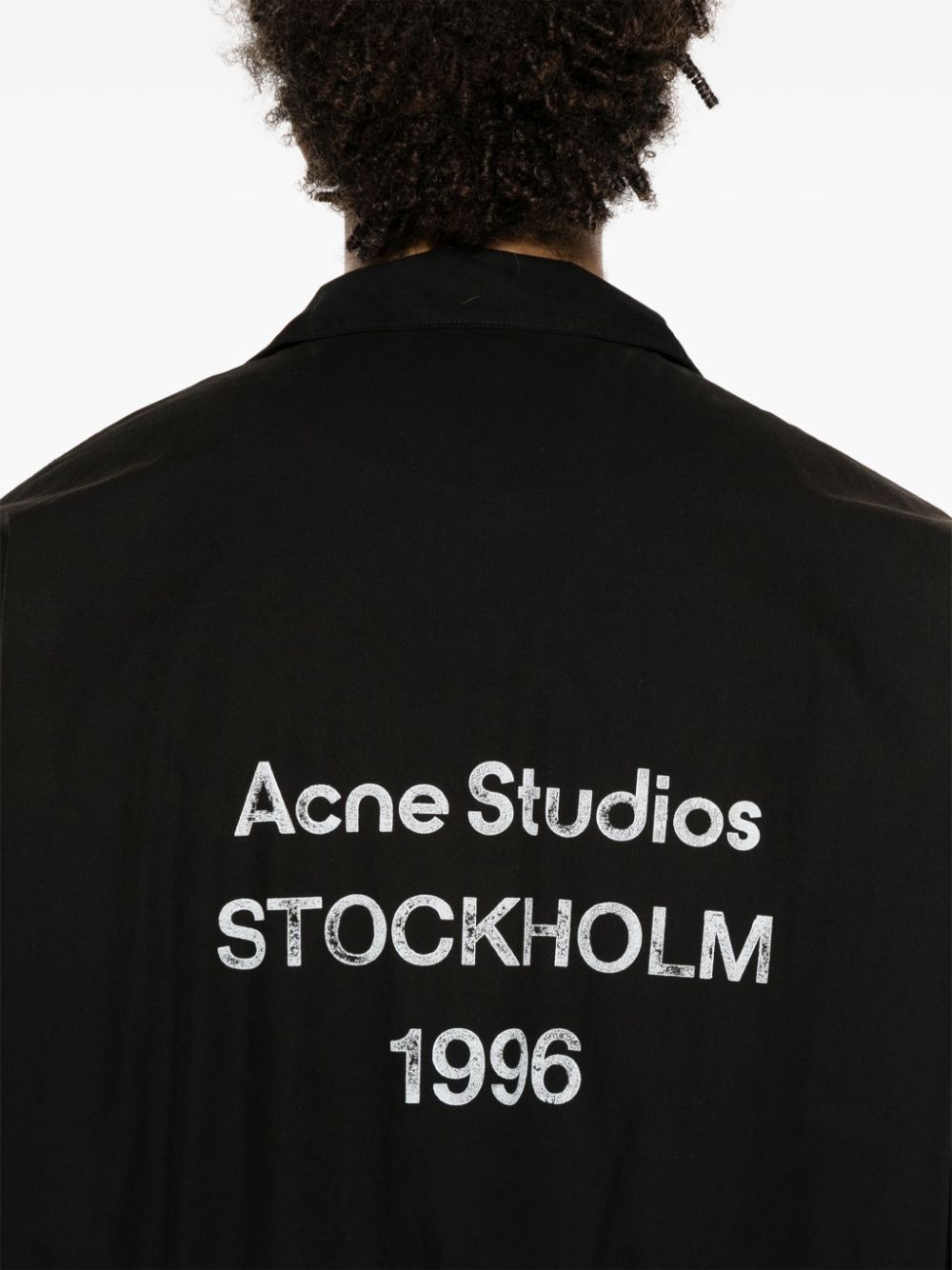 Acne Studios Coats Black Outer: Organic Cotton