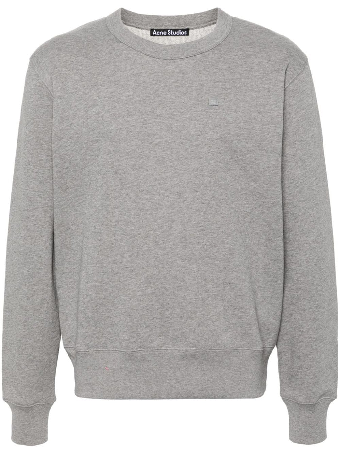 Acne Sweaters Light Grey Cotton