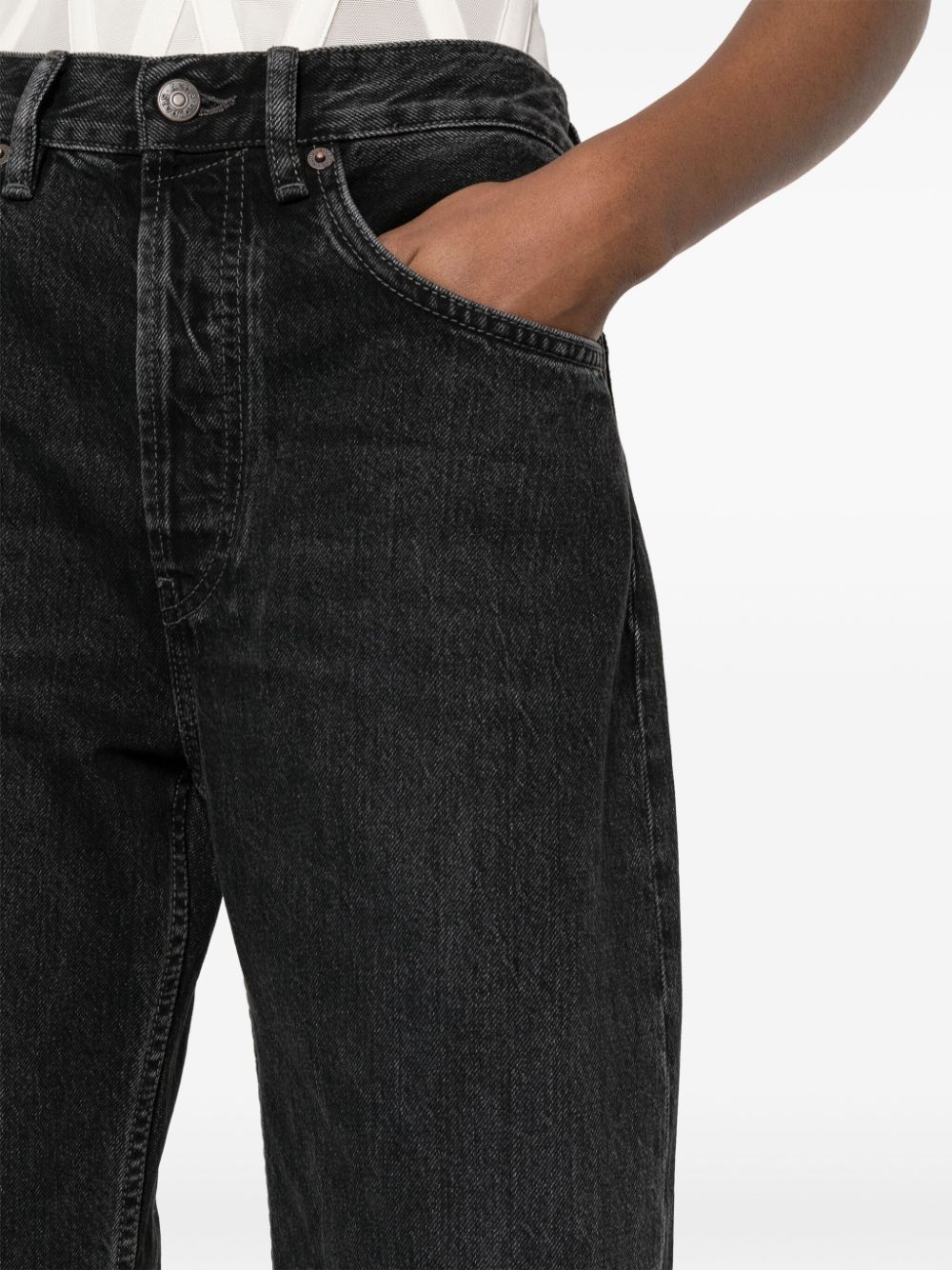Acne Studios Jeans Black Cotton