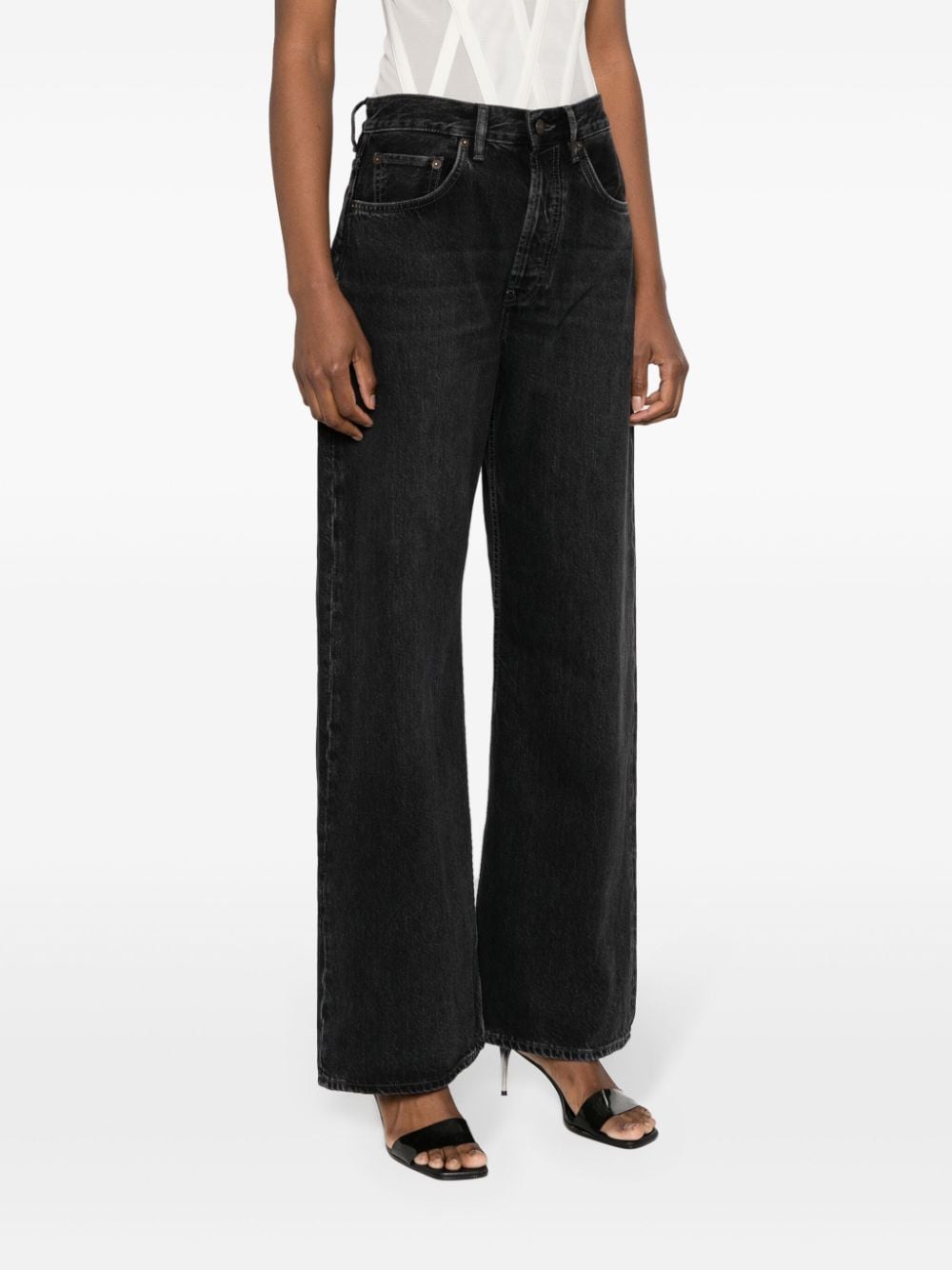 Acne Studios Jeans Black Cotton