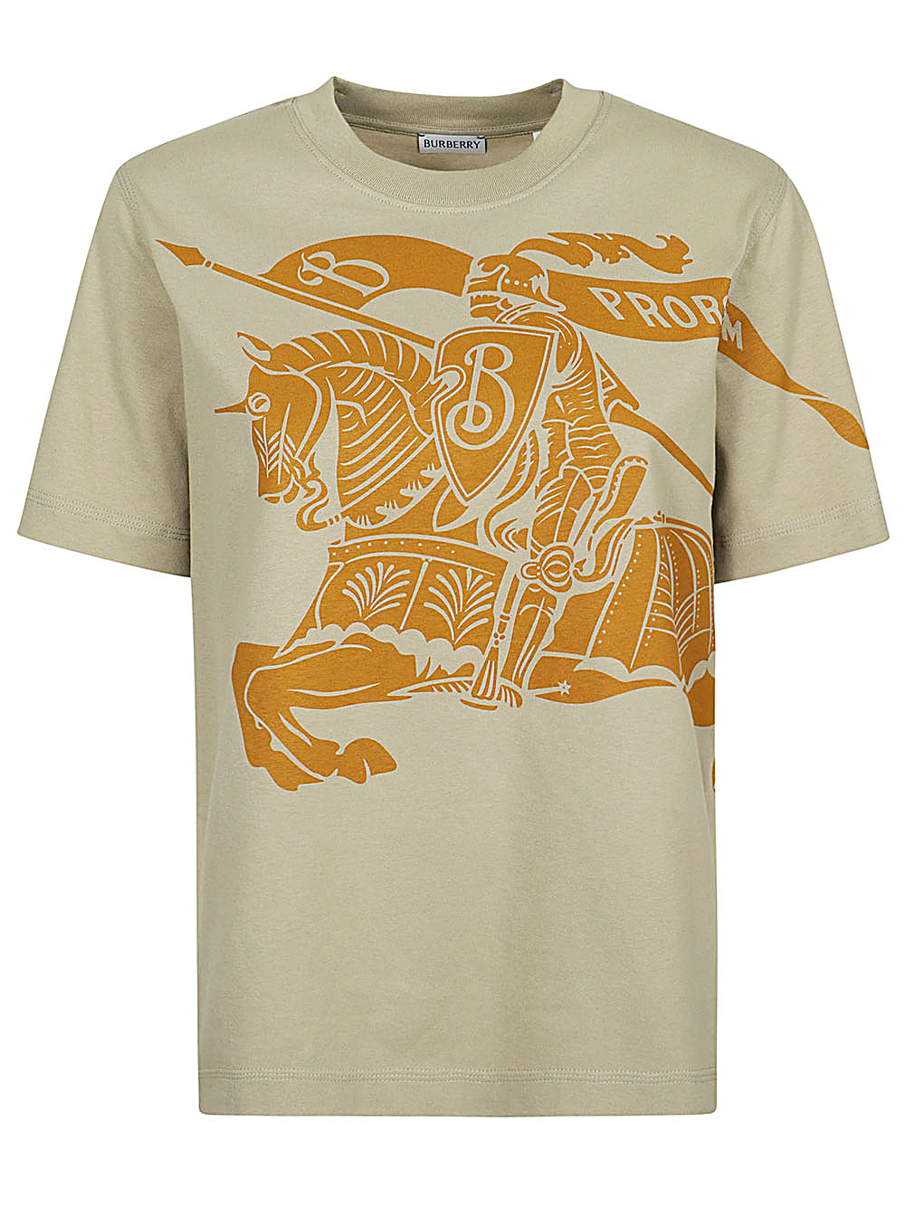 Burberry T-Shirts And Polos Grey Cotton