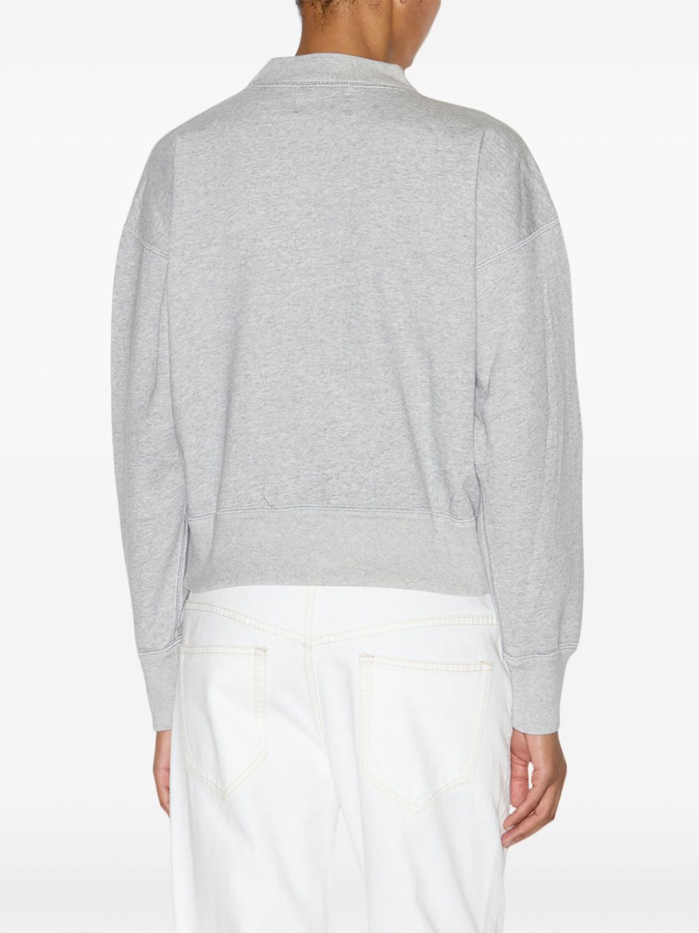 Marant Etoile Sweaters Grey Cotton Polyester
