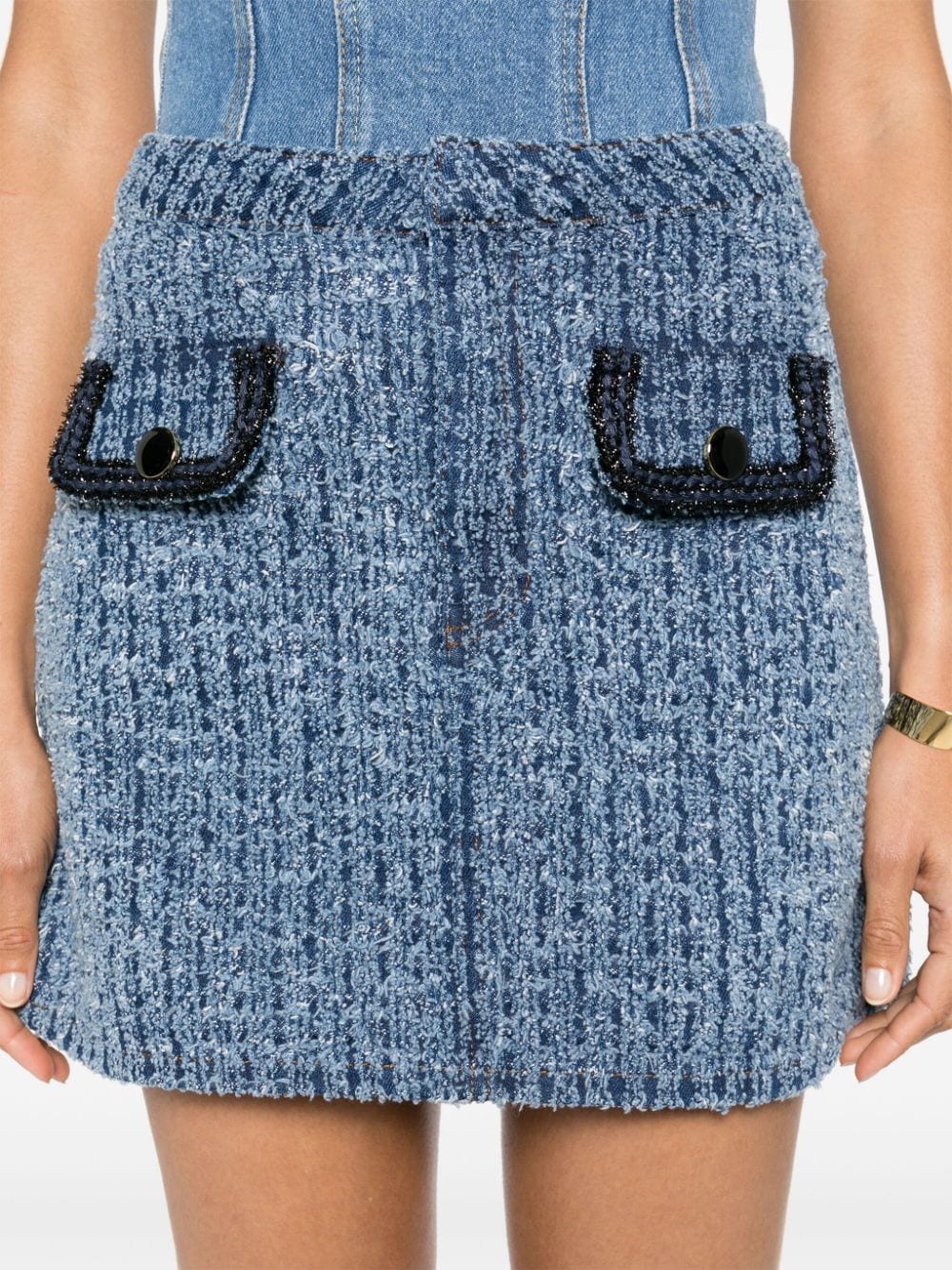 Self-Portrait Skirts Blue
