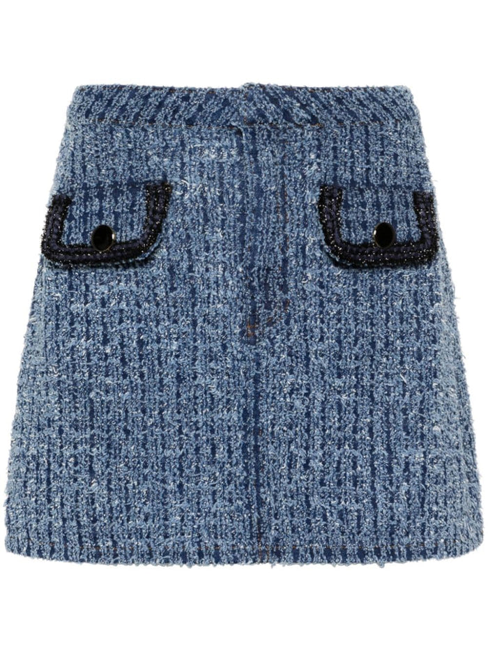 Self-Portrait Skirts Blue