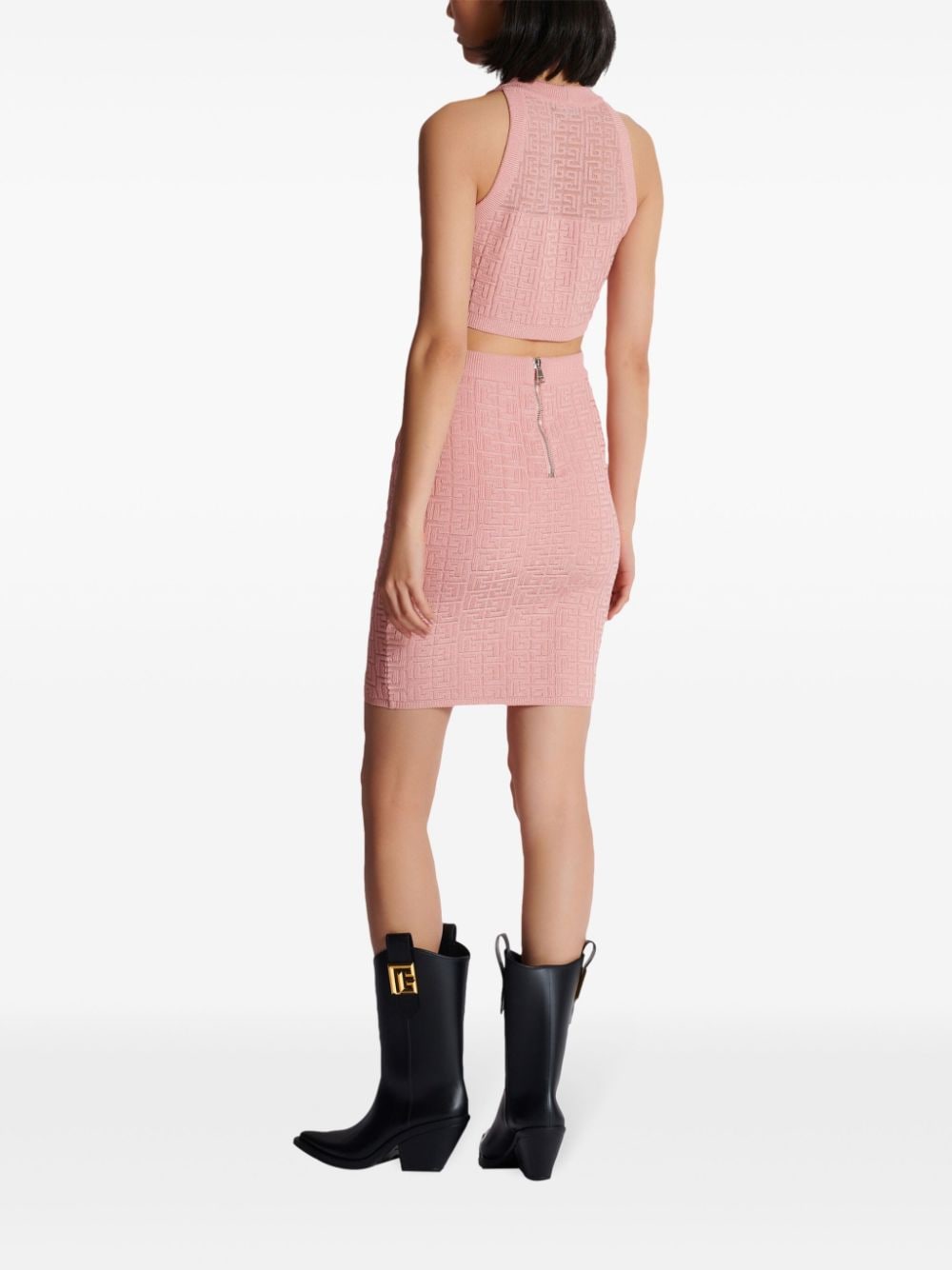 Balmain Top Pink Viscose