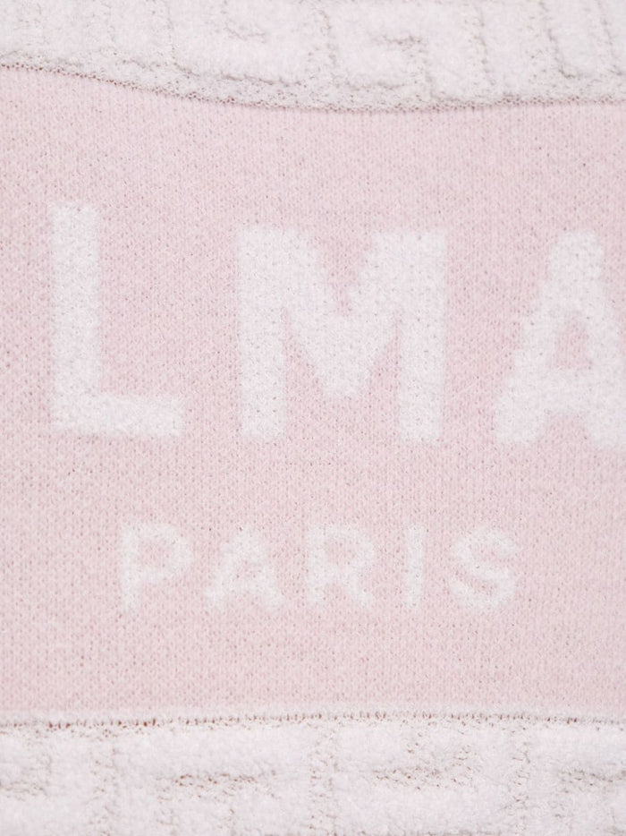Balmain Top White Virgin Wool