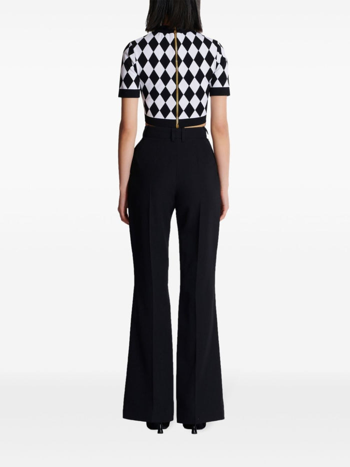 Balmain Top Black Viscose