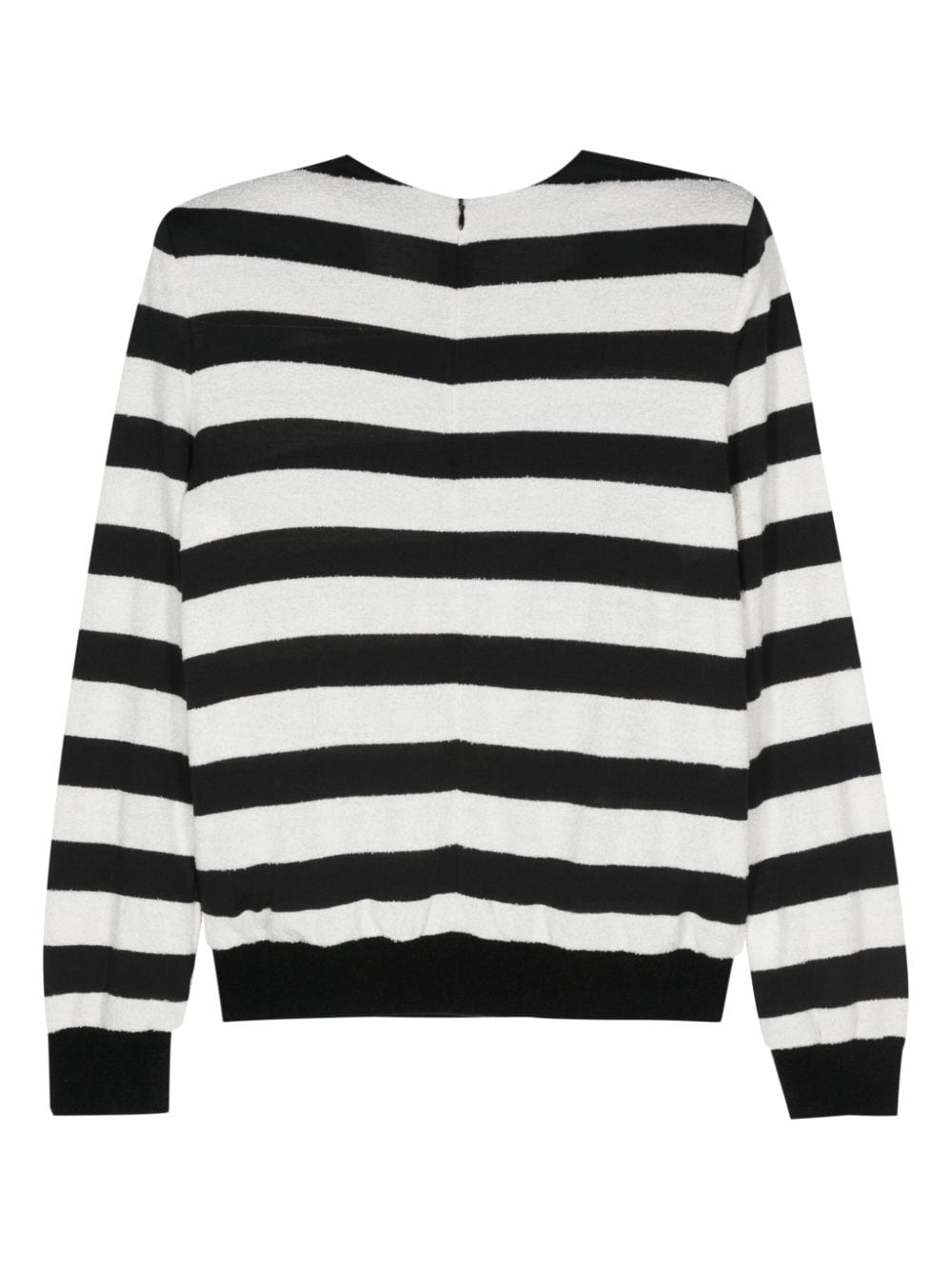 Balmain Sweaters Black Acrylic Cotton Polyamide