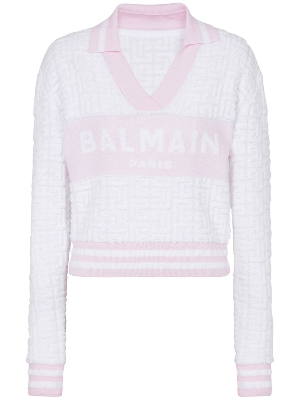 Balmain T-Shirts And Polos White Virgin Wool