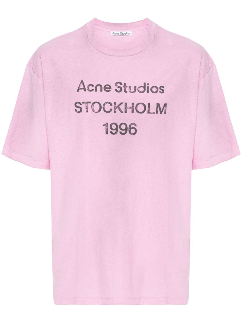 Acne Studios T-Shirts And Polos Pink Cotton
