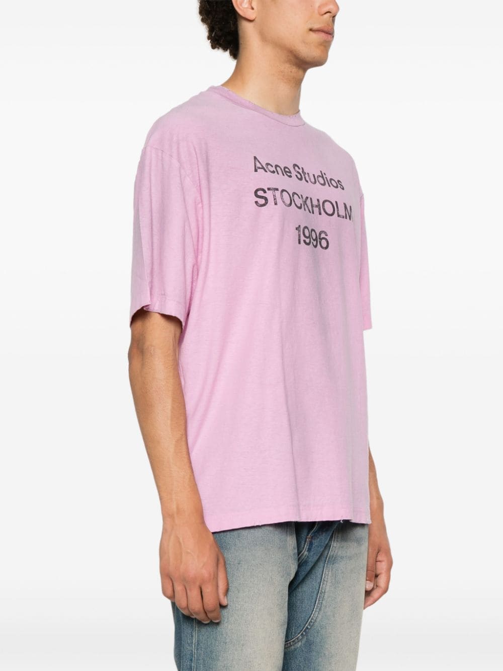 Acne Studios T-Shirts And Polos Pink Cotton