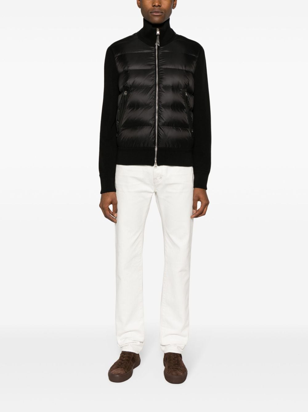 Tom Ford Coats Black Polyamide