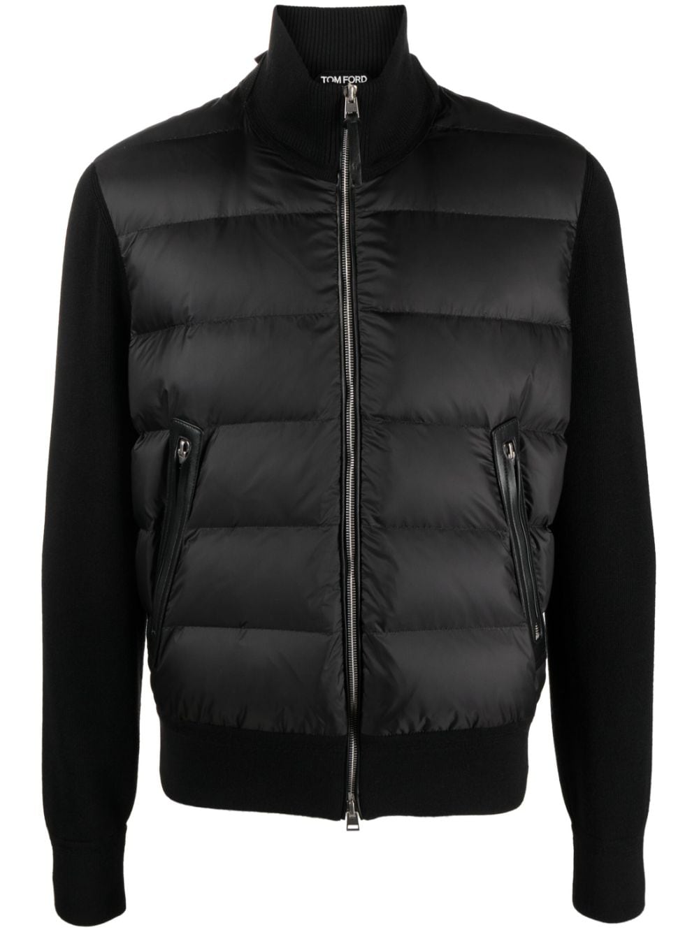 Tom Ford Coats Black Polyamide