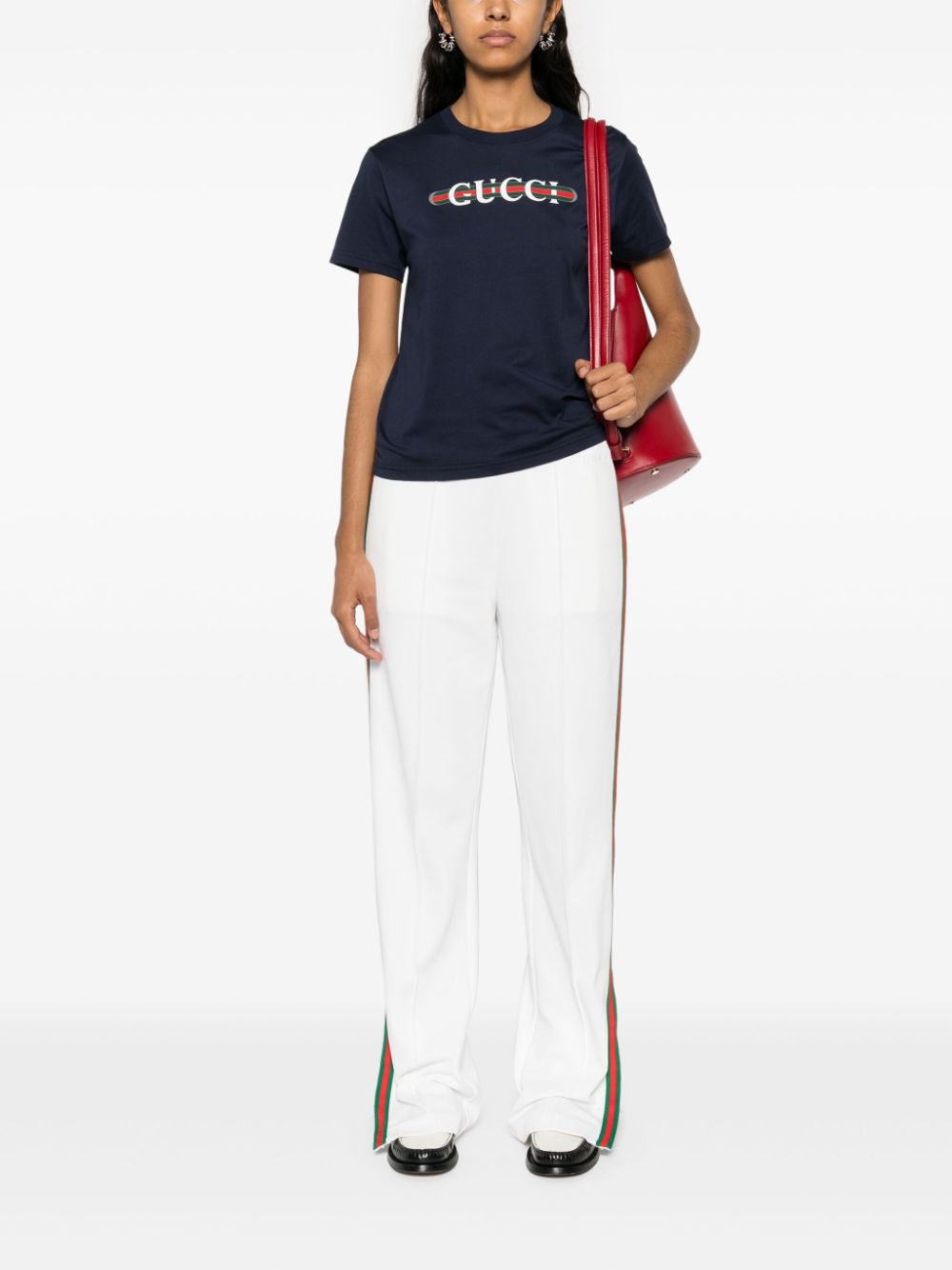 Gucci T-Shirts And Polos Blue Cotton