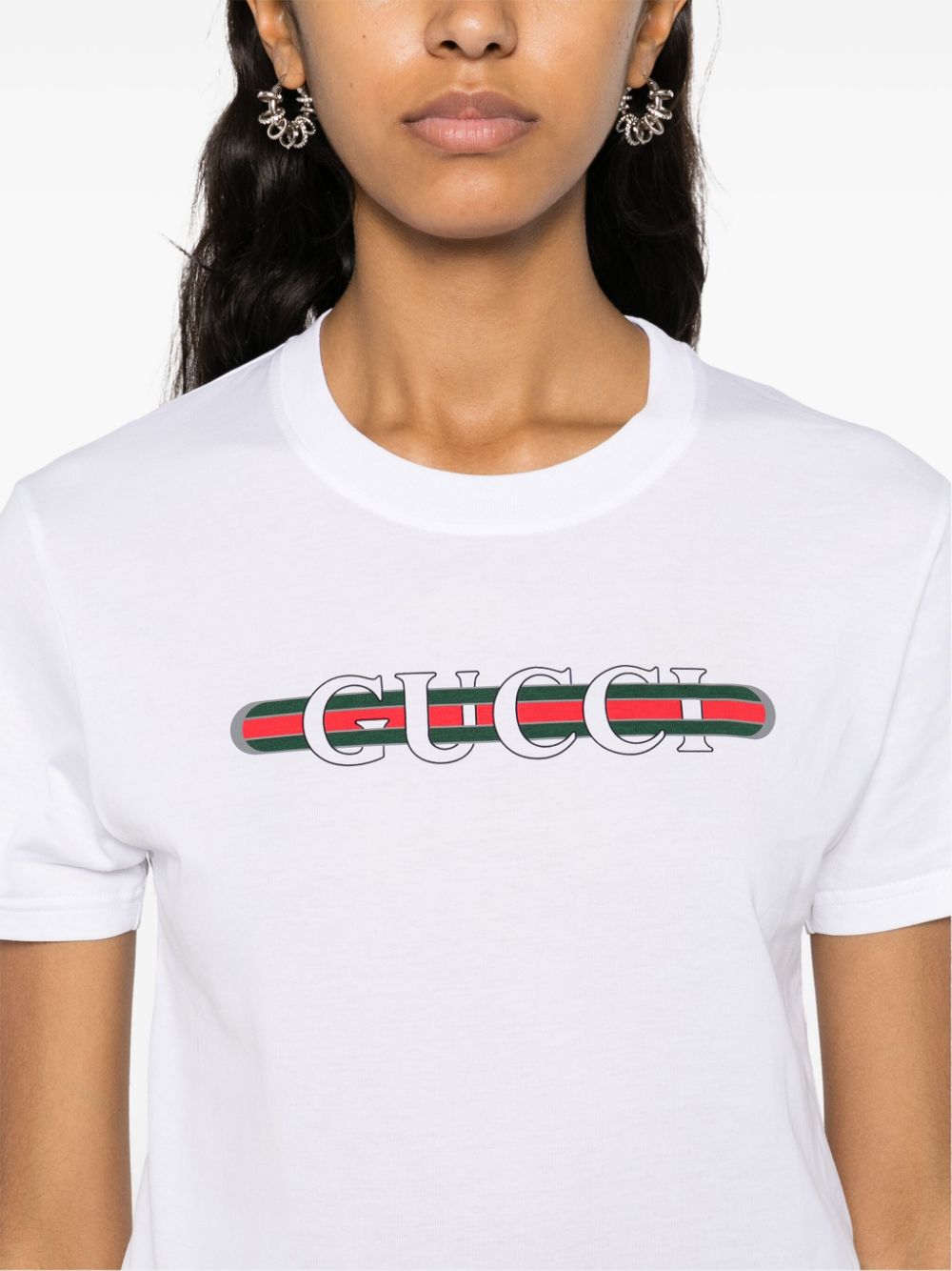 Gucci T-Shirts And Polos White Cotton
