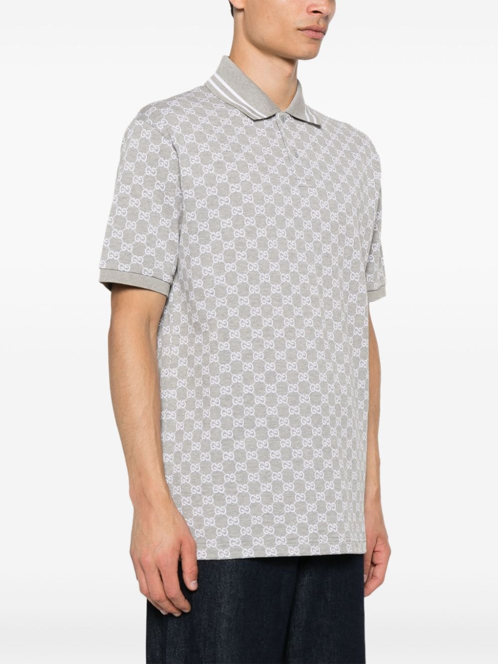 Gucci T-Shirts And Polos Grey Cotton
