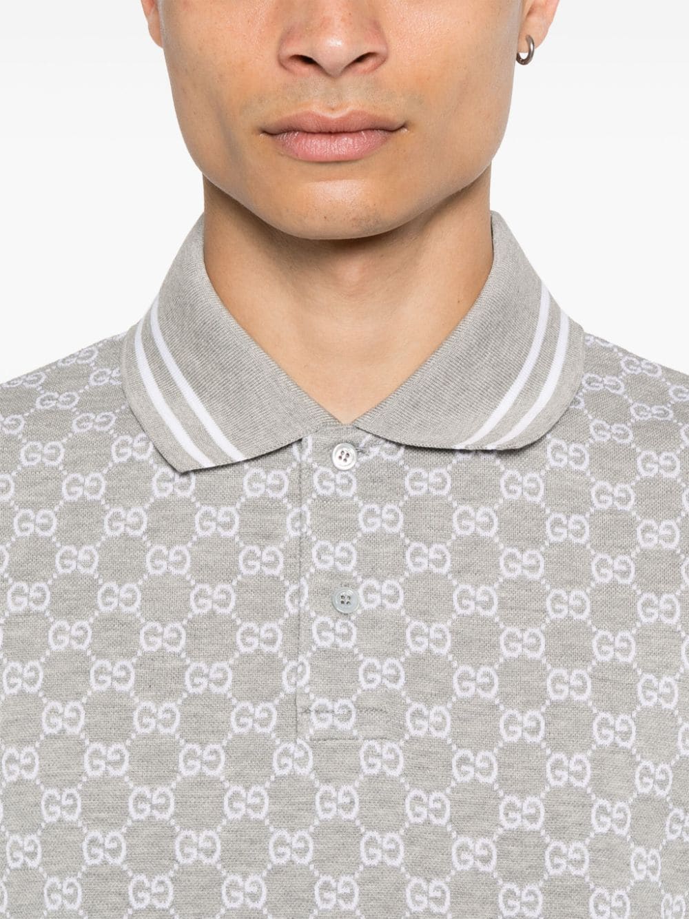 Gucci T-Shirts And Polos Grey Cotton