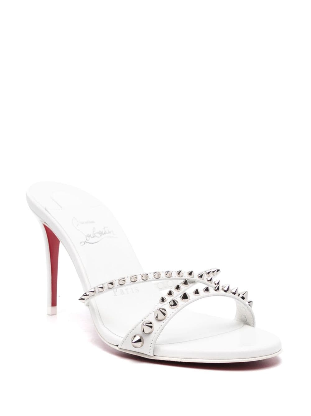 Christian Louboutin Sandals White Furs & Skins->leather100 %