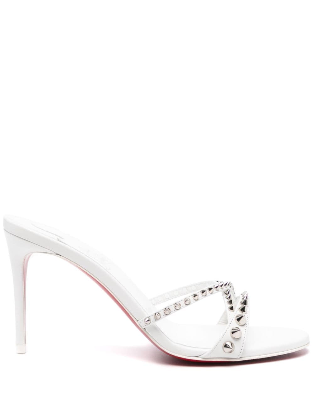 Christian Louboutin Sandals White Furs & Skins->leather100 %