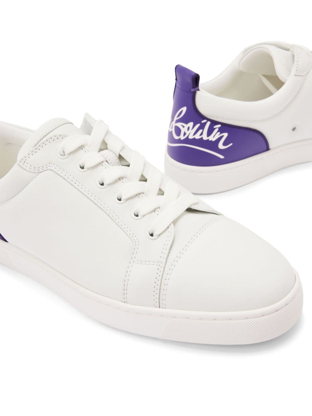 Christian Louboutin Sneakers Purple Calf Leather