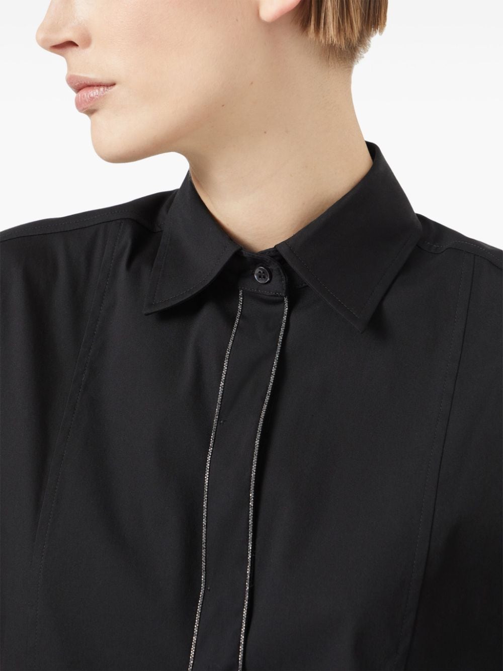 Brunello Cucinelli Shirts Nero Cotton