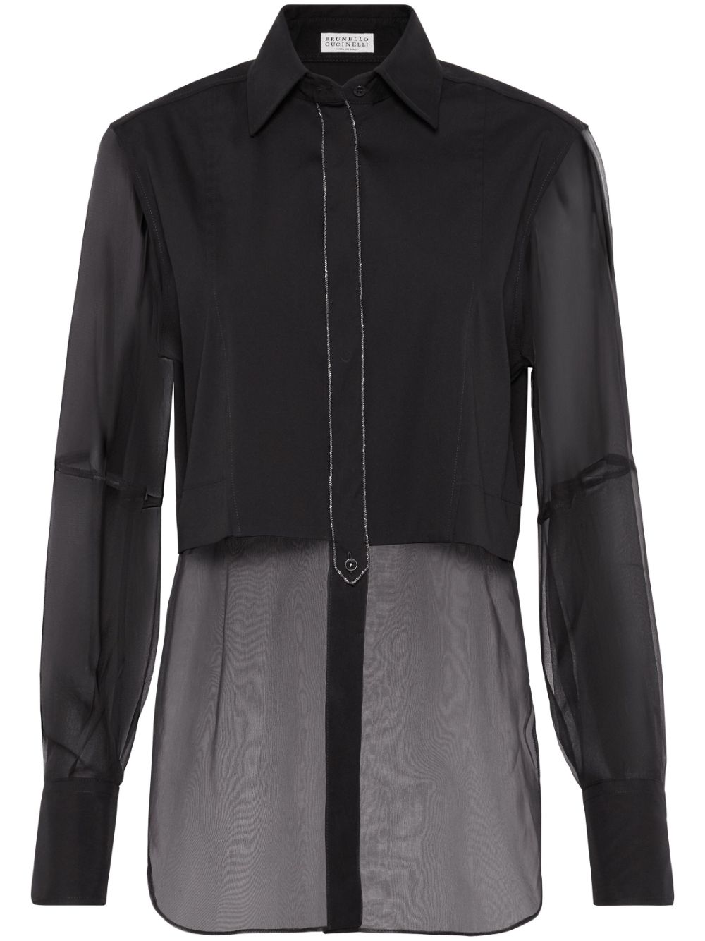 Brunello Cucinelli Shirts Nero Cotton