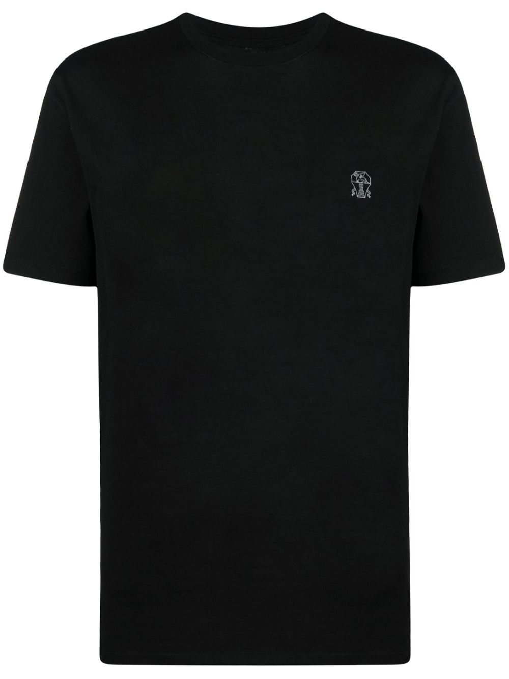 Brunello Cucinelli T-Shirts And Polos Nero Cotton
