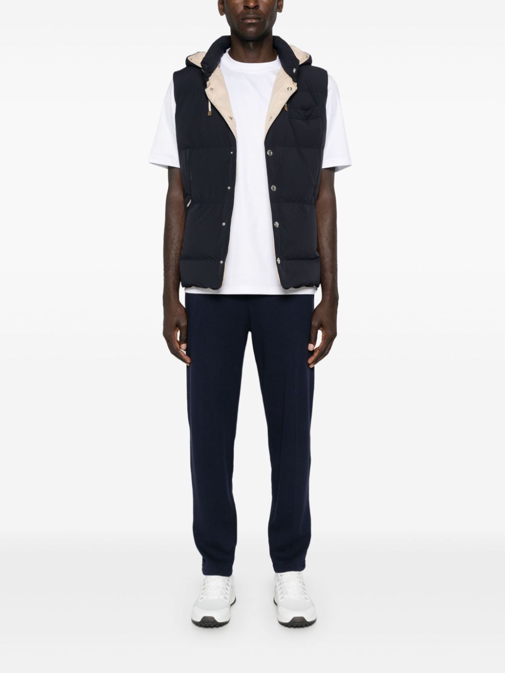 Brunello Cucinelli T-Shirts And Polos Bianco Cotton