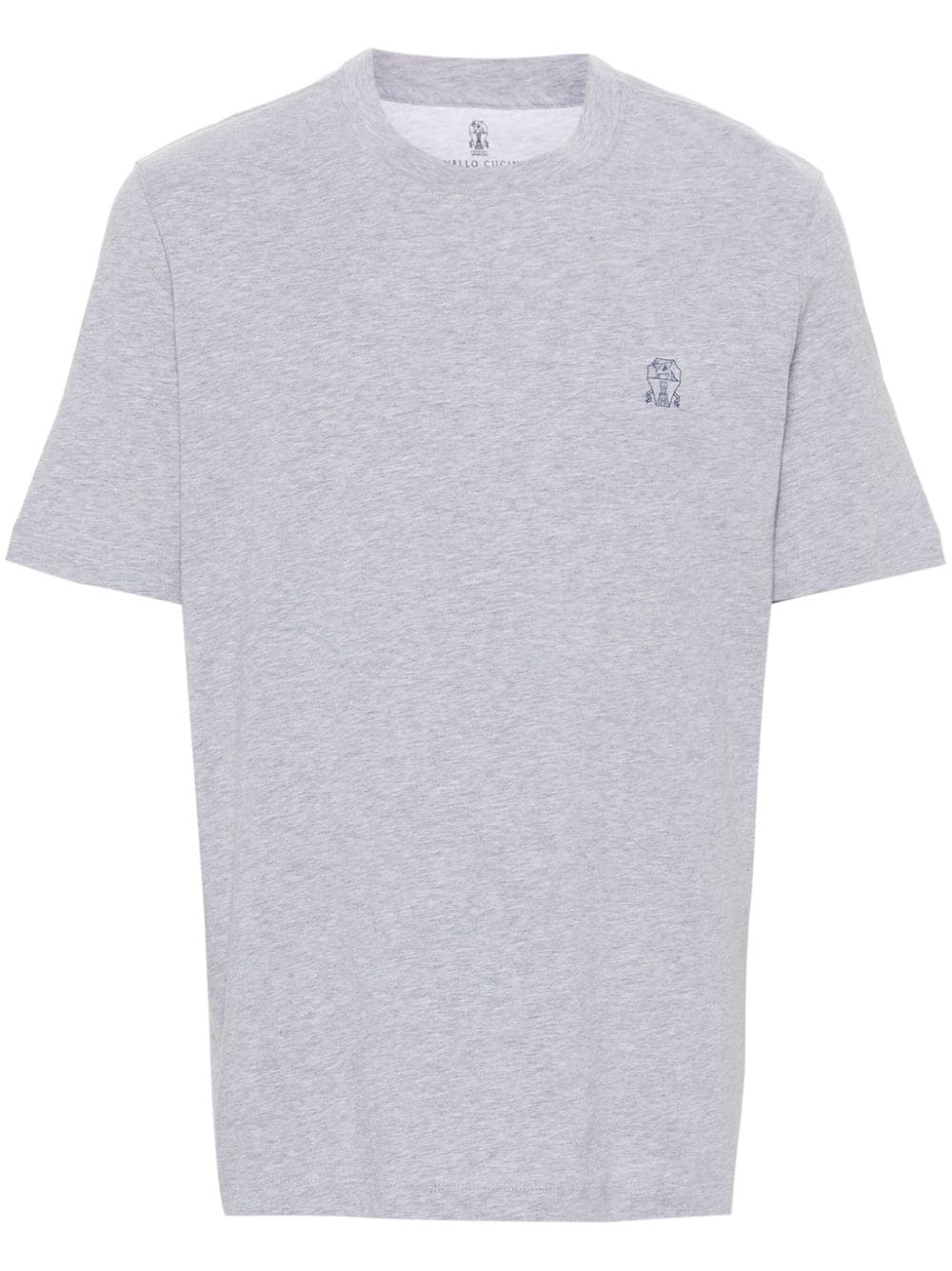 Brunello Cucinelli T-Shirts And Polos Grigio Cotton