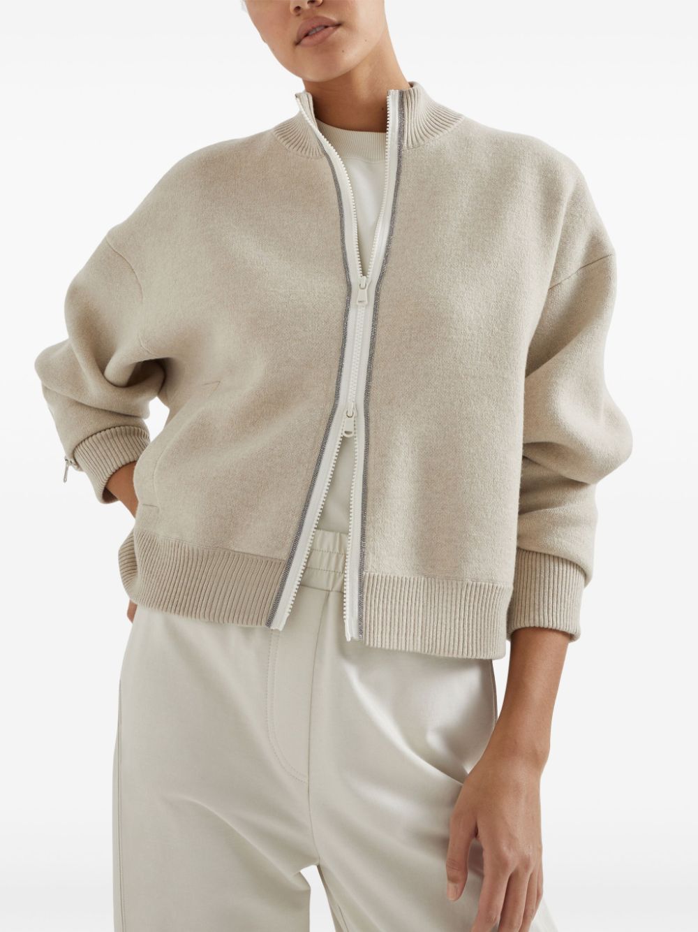 Brunello Cucinelli Sweaters Beige Cashmere