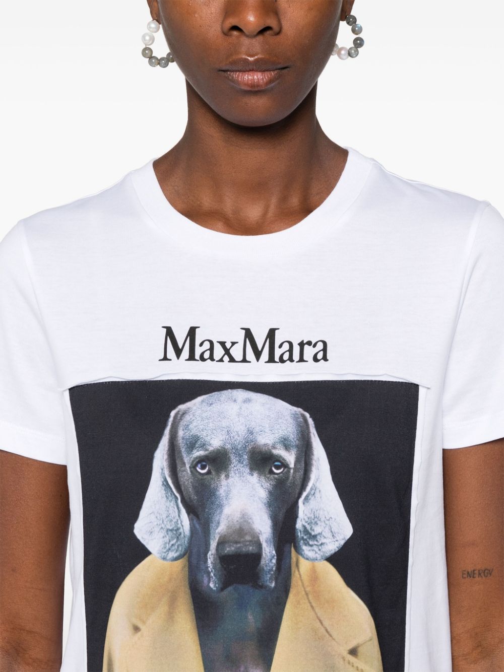 Max Mara T-Shirts And Polos Brown Cotton