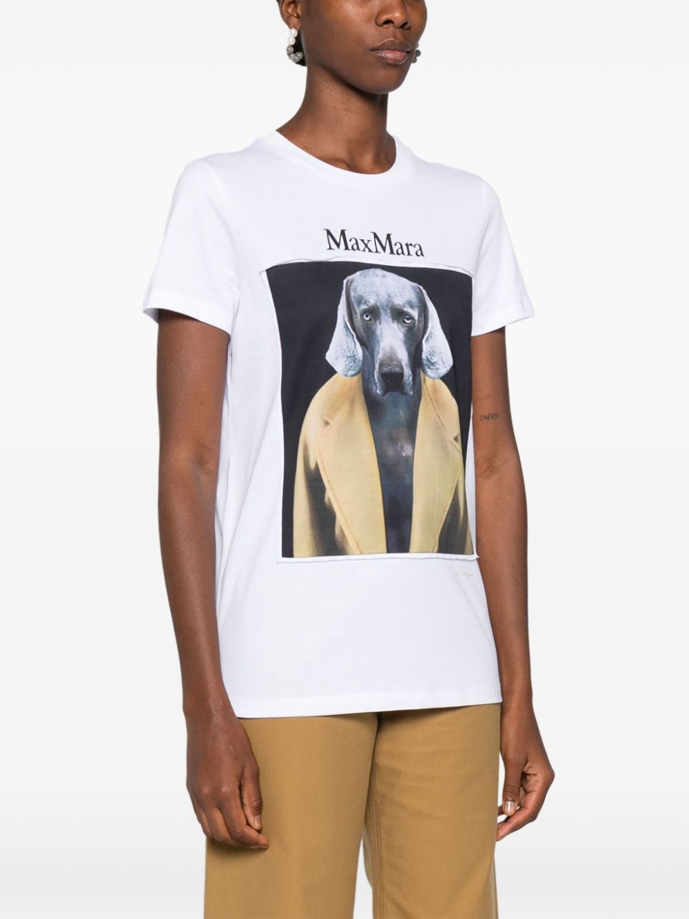 Max Mara T-Shirts And Polos Brown Cotton