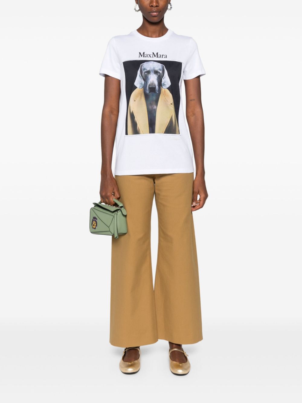 Max Mara T-Shirts And Polos Brown Cotton