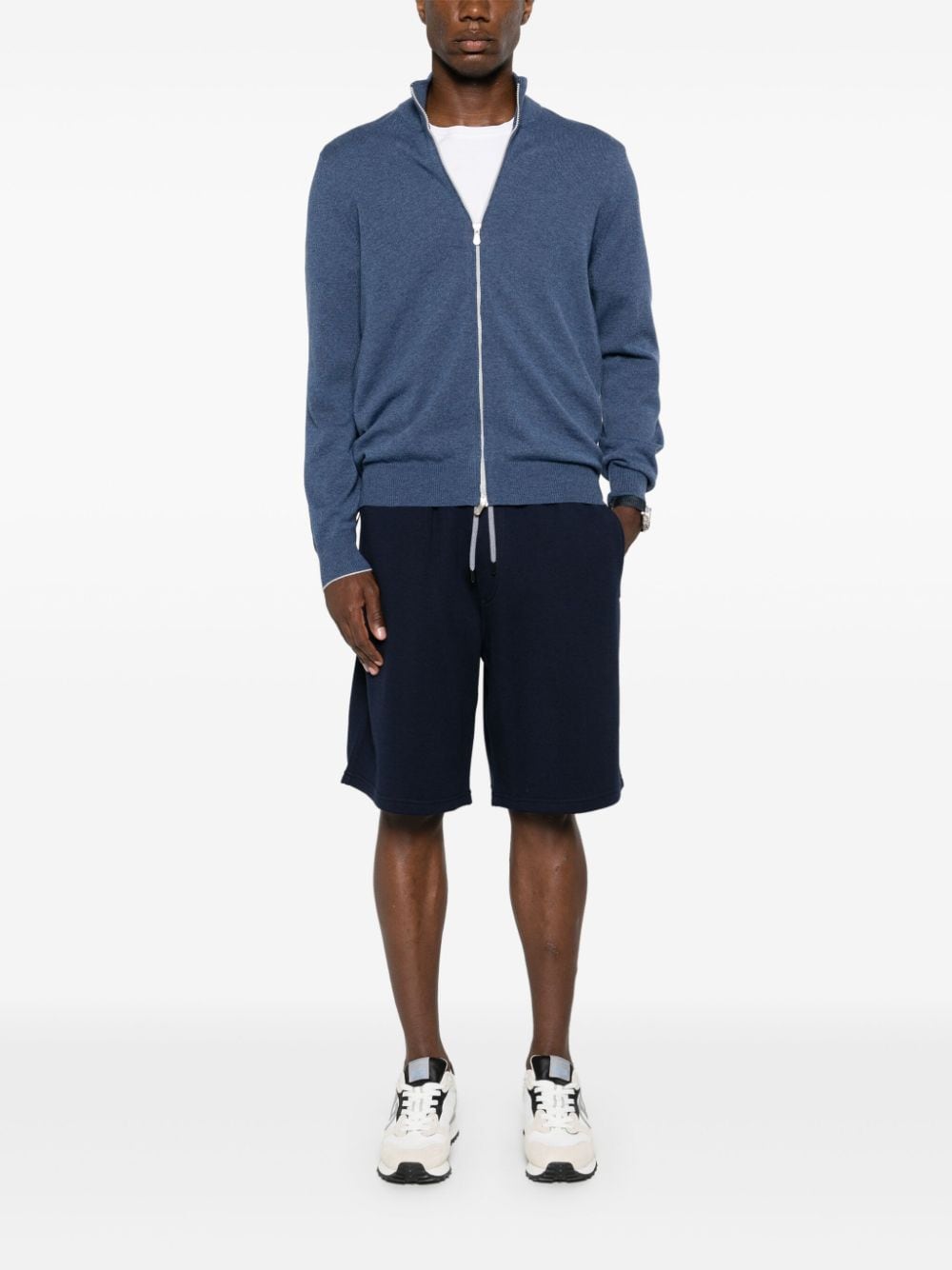 Brunello Cucinelli Sweaters Blu Cashmere