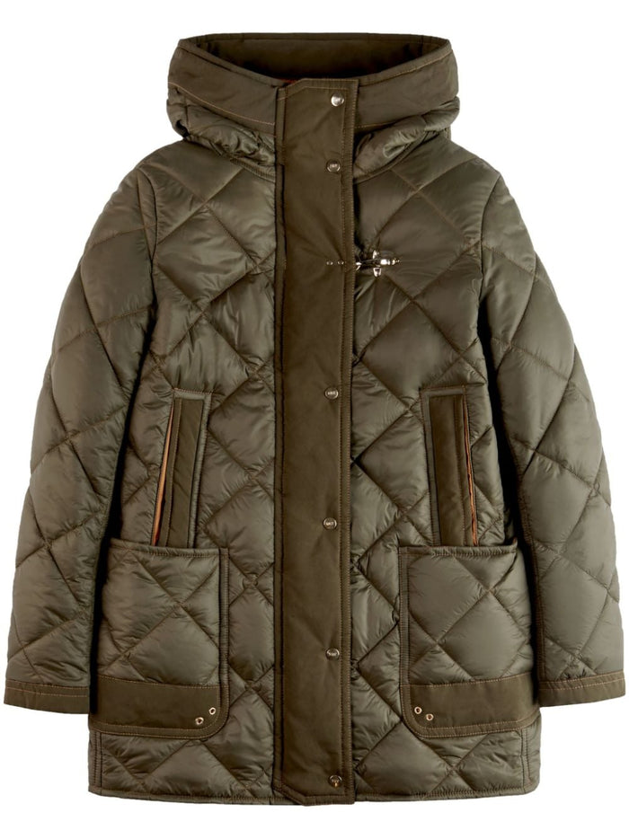 Fay Coats Green Polyamide