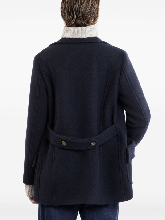 Fay Coats Blue Virgin Wool